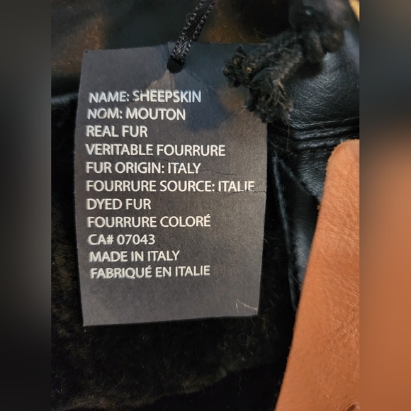 *SOLD* Antonio Cristiano XL Sheepskin Fur Tote Satchel Bag in Black; New w/ Tags - Picture 5 of 16